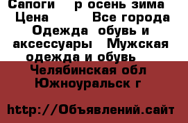 Сапоги 35 р.осень-зима  › Цена ­ 700 - Все города Одежда, обувь и аксессуары » Мужская одежда и обувь   . Челябинская обл.,Южноуральск г.